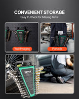 VEVOR Combination Wrench Set 24 PCS SAE 1/4" - 7/8" Metric 8-19mm Organizer Rack