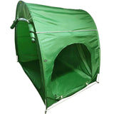 VEVOR Bike Cover Storage Tent, 420D Oxford Fabric Portable for 4 Bikes, Outdoor Waterproof Anti-Dust Bicycle Storage Shed, Heavy Duty for Bikes, Lawn Mower, and Garden Tools, with Carry Bag, Green