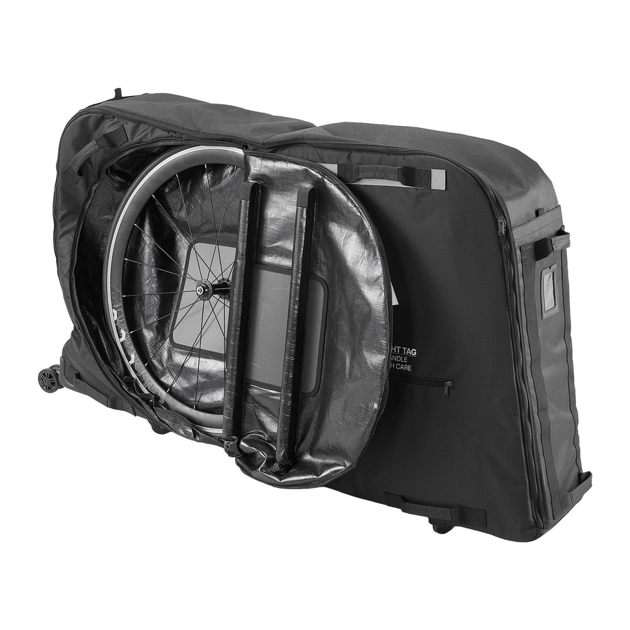 Bike Travel Bag, Transport Universal Bicycle Storage Case Bag with TSA Lock, Support Plates, Protection and Fork Mount Stabilisation, Bicycle Case Max. Wheelbase 130 cm for Airplane, Outdoor Use