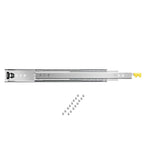 1 Pair Full Extension Drawer Slides 16 18 20 24 30 35 38 59 32 36 40 48 60 in, 250 lbs Load Capacity Locking Drawer Slides, Ball Bearing with Lock Side Mount Drawer Slide Rail