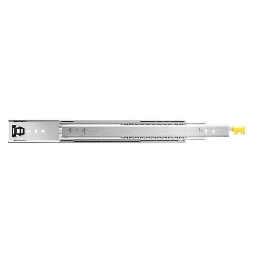 1 Pair Full Extension Drawer Slides 16 18 20 24 30 35 38 59 32 36 40 48 60 in, 250 lbs Load Capacity Locking Drawer Slides, Ball Bearing with Lock Side Mount Drawer Slide Rail