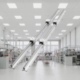 VEVOR Linear Guide Rail Set, SBR16 1000mm, 2 PCS 39.4 in/1000 mm SBR16 Guide Rails and 4 PCS SBR16UU Slide Blocks, Linear Rails and Bearings Kit for