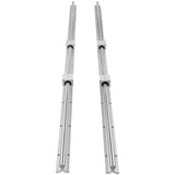VEVOR Linear Guide Rail Set, SBR20 1500mm, 2 PCS 59 in/1500 mm SBR20 Guide Rails and 4 PCS SBR20UU Slide Blocks, Linear Rails and Bearings Kit for Automated Machines DIY Project CNC Router Machines - Low Angle