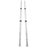 VEVOR Linear Guide Rail Set, SBR20 2200mm, 2 PCS 86.6 in/2200 mm SBR20 Guide Rails and 4 PCS SBR20UU Slide Blocks, Linear Rails and Bearings Kit for Automated Machines DIY Project CNC Router Machines - Extra Image