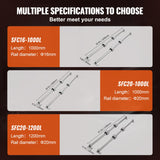 VEVOR Linear Guide Rail Set, SFC20 1200mm, 2 PCS 47.2 in/1200 mm SFC20 Guide Rails 4 PCS SC20 Slide Blocks 4 PCS Rail Supports, Linear Rails and Bearings Kit for Automated Machines CNC DIY Project - 45-Degree Angle