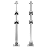 VEVOR Linear Guide Rail Set, SFC20 1200mm, 2 PCS 47.2 in/1200 mm SFC20 Guide Rails 4 PCS SC20 Slide Blocks 4 PCS Rail Supports, Linear Rails and Bearings Kit for Automated Machines CNC DIY Project
