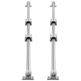 VEVOR Linear Guide Rail Set, SFC20 1200mm, 2 PCS 47.2 in/1200 mm SFC20 Guide Rails 4 PCS SC20 Slide Blocks 4 PCS Rail Supports, Linear Rails and Bearings Kit for Automated Machines CNC DIY Project - Low Angle