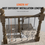 VEVOR Staircase Metal Balusters, 44'' x 1/2