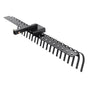 Tow Behind Landscape Rake, 1.5m Tow Dethatcher with 21 Steel Coil Tines, Lawn Dethatcher Rake Attaches to 1.2m or 15m Toolbars and 3-point Suspension Systems, for Leaves, Pine Needles, and Grass