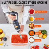 VEVOR Commercial Immersion Blender 350W Heavy Duty Hand Mixer for Soup Sauces - Rear View