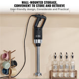 VEVOR Commercial Immersion Blender Heavy Duty Hand Mixer 750W Variable Speed - Rear View