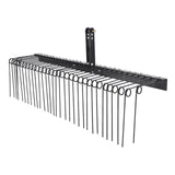 VEVOR Tow Behind Landscape Rake, 1.8m Tow Dethatcher with 32 Steel Tines, Lawn Dethatcher Rake Attaches to Category 1, 3 Point Hitch for Tractor, for Leaves, Pine Needles, Straw, and Grass - Extra Image