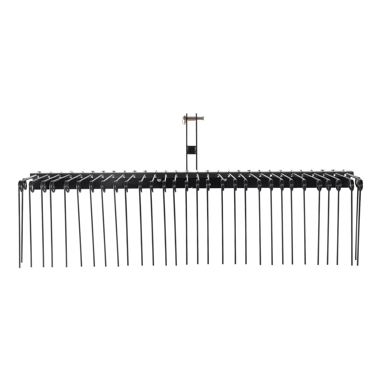 VEVOR Tow Behind Landscape Rake, 1.8m Tow Dethatcher with 32 Steel Tines, Lawn Dethatcher Rake Attaches to Category 1, 3 Point Hitch for Tractor, for Leaves, Pine Needles, Straw, and Grass