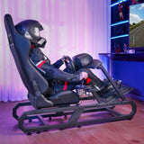 VEVOR Heavy Duty Racing Wheel Stand for Logitech G923/G920/G29 Max330LBS Compact - Low Angle