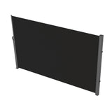 VEVOR Retractable Side Awning, 160X300cm Aluminum Outdoor Privacy Screen, 280g Polyester Water-proof Retractable Patio Screen, UV 30+ Room Divider
