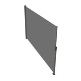 VEVOR Retractable Side Awning, 160X300m Aluminum Outdoor Privacy Screen, 280g Polyester Water-proof Retractable Patio Screen, UV 30+ Room Divider Wind Screen for Patio, Backyard, Balcony, Gray - Extra Image