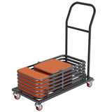 VEVOR 12 Chairs Folding Chair Storage Dolly Folding Chairs Rack Heavy Duty Iron - Extra Image