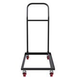 VEVOR Folding Chair Dolly, Iron Commercial Cart with 12 Chairs Capacity, Folding Chairs Rack Trolley with 4 Casters, Storage Transport Dolly for Flat