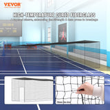 VEVOR Baseball Batting Netting, Professional Softball Baseball Batting Hitting Training Net, Practice Portable Pitching Cage Net with Door & Carry Bag - Front View