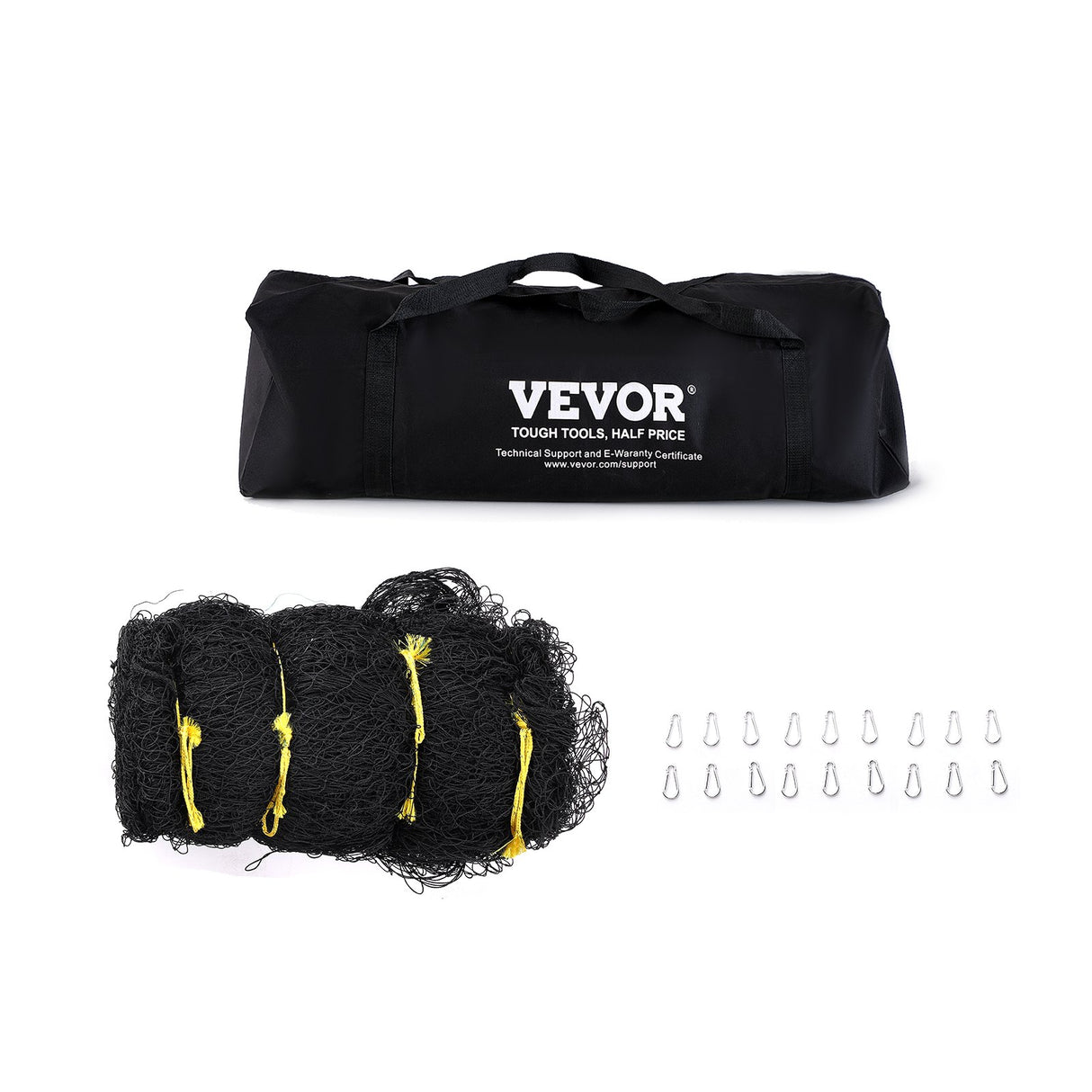 VEVOR Baseball Batting Netting, Professional Softball Baseball Batting Hitting Training Net, Practice Portable Pitching Cage Net with Door & Carry Bag