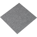 VEVOR Carpet Tiles Peel and Stick, Squares Self Adhesive Carpet Floor Tile, Soft Padded Carpet Tiles, Easy Install DIY for Bedroom Living Room Indoor Outdoor (12 Tiles, Light Gray) - Extra Image