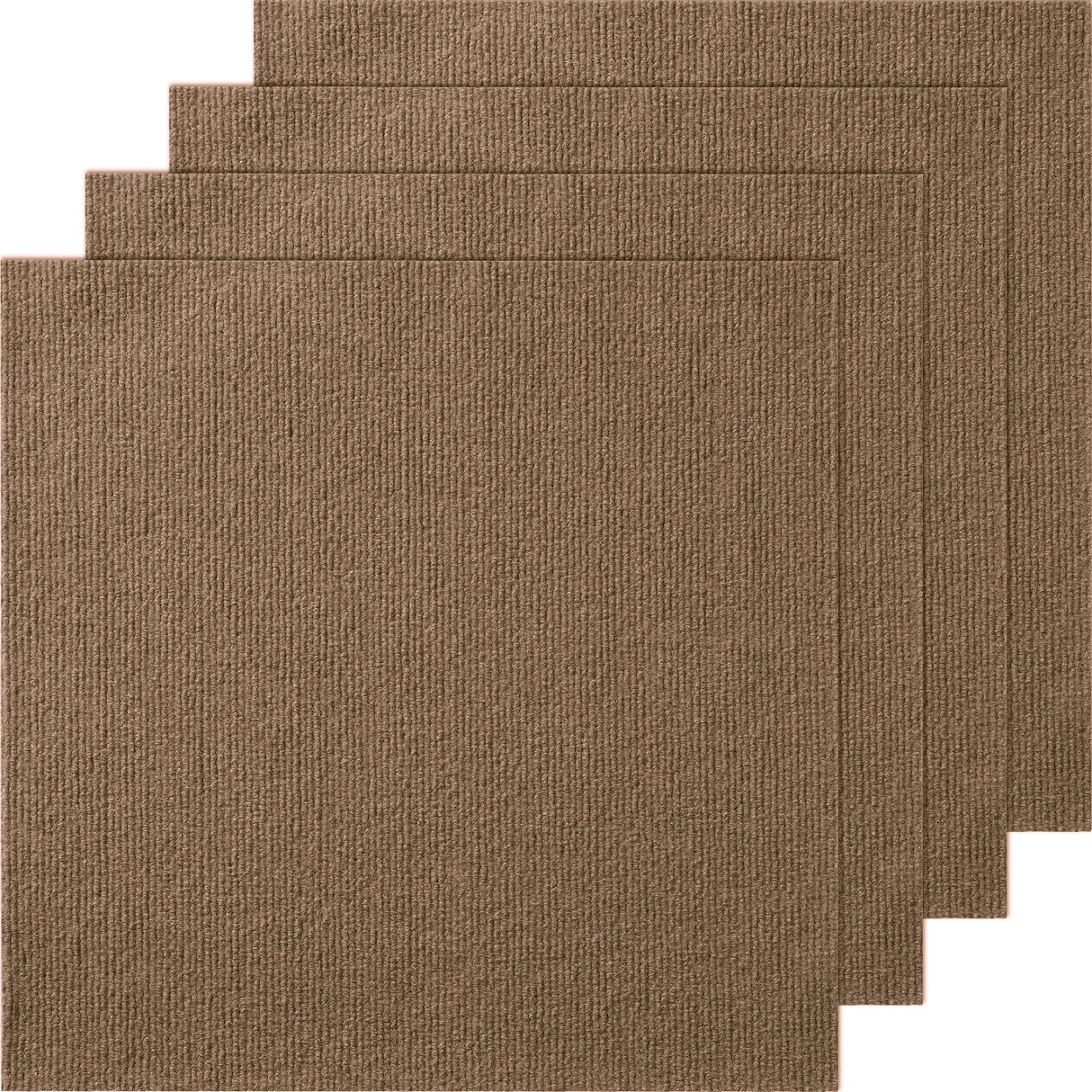 VEVOR Carpet Tiles Peel and Stick, Squares Self Adhesive Carpet Floor Tile, Soft Padded Carpet Tiles, Easy Install DIY for Bedroom Living Room Indoor