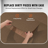 VEVOR Carpet Tiles Peel and Stick, Squares Self Adhesive Carpet Floor Tile, Soft Padded Carpet Tiles, Easy Install DIY for Bedroom Living Room Indoor