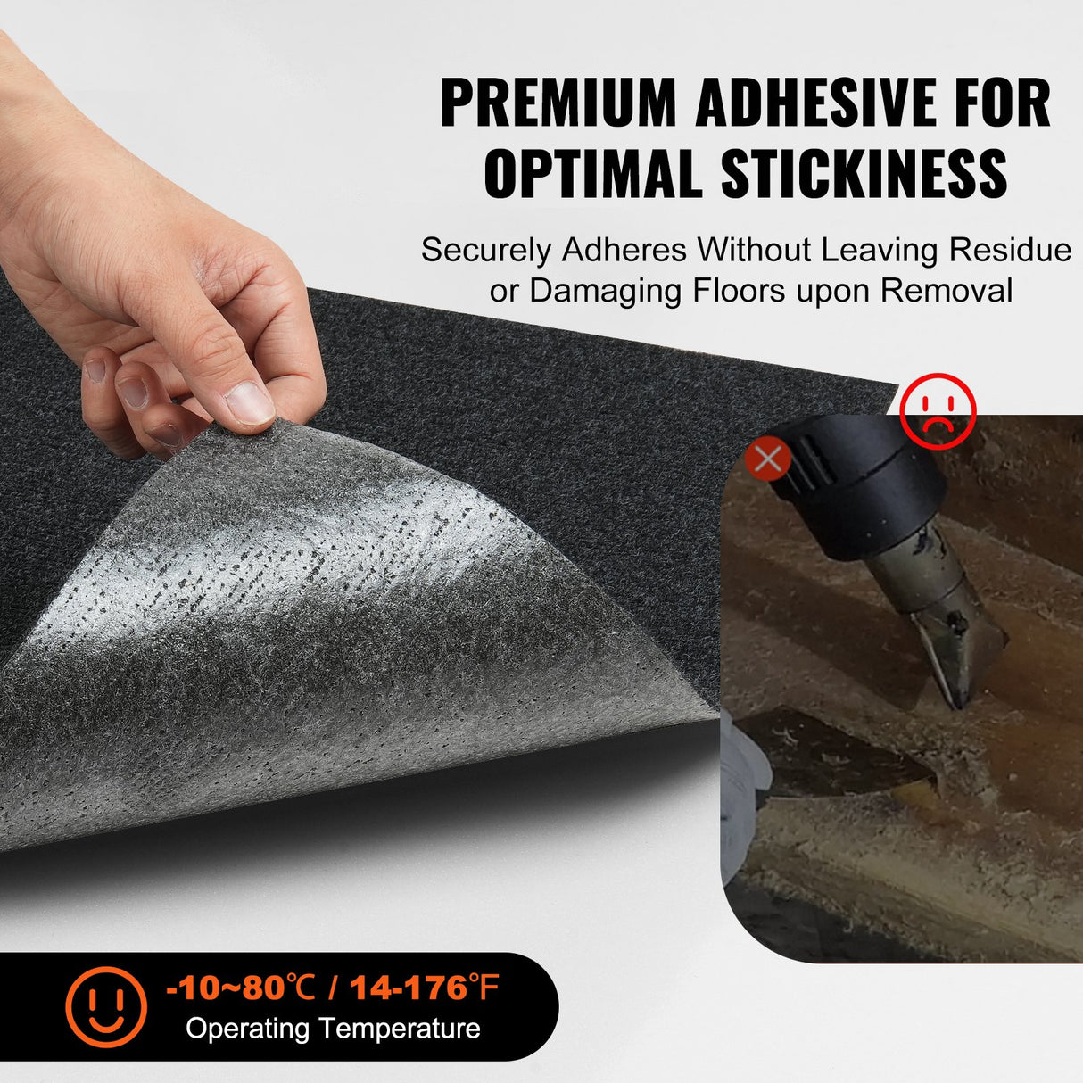 Carpet Tiles Peel and Stick, 24” x 24” Squares Self Adhesive Carpet Floor Tile, Soft Padded Carpet Tiles, Easy Install DIY for Bedroom Living Room Indoor Outdoor (15Tiles, Carbon Black)