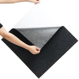 VEVOR Carpet Tiles Peel and Stick, 24” x 24” Squares Self Adhesive Carpet Floor Tile, Soft Padded Carpet Tiles, Easy Install DIY for Bedroom Living Room Indoor Outdoor (15Tiles, Carbon Black) - Extra Image