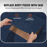 VEVOR Carpet Tiles Peel and Stick, Squares Self Adhesive Carpet Floor Tile, Soft Padded Carpet Tiles, Easy Install DIY for Bedroom Living Room Indoor