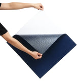 VEVOR Carpet Tiles Peel and Stick, Squares Self Adhesive Carpet Floor Tile, Soft Padded Carpet Tiles, Easy Install DIY for Bedroom Living Room Indoor Outdoor (15Tiles, Dark Blue) - Extra Image