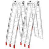 VEVOR Aluminum Ramp 1500 LBS Foldable Loading Ramps for Pickup Trucks Bed 2 PCS