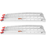 VEVOR Aluminum Ramp 1500 LBS Foldable Loading Ramps for Pickup Trucks Bed 2 PCS