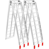 VEVOR Aluminum Ramp 1500 LBS Foldable Loading Ramps for Pickup Trucks Bed 2 PCS - Extra Image