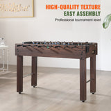 VEVOR Foosball Table, 48 inch Standard Size Foosball Table, Indoor Full Size Foosball Table for Home, Family, and Game Room, Soccer with Foosball