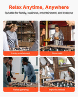 VEVOR 140 cm Foosball Soccer Game Table Standard Size Foosball Table for Home