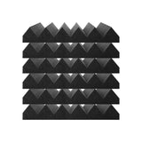VEVOR Acoustic Foam Panels 24 Pack 12 x 12 x 2 in Adhesive for Wall Ceiling