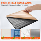 VEVOR Acoustic Foam Panels 48 Pack 12 x 12 x 1 in Adhesive for Wall Ceiling - Top-Down View