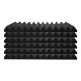 VEVOR Acoustic Foam Panels 48 Pack 12 x 12 x 1 in Adhesive for Wall Ceiling - Low Angle
