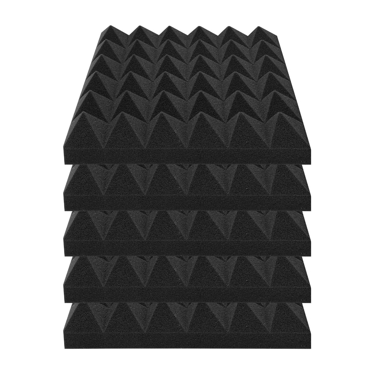 VEVOR Acoustic Foam Panels 48 Pack 12 x 12 x 2 in Adhesive for Wall Ceiling