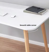 Computer Desk Table Study - Black / 80 CM - Top-Down View