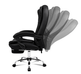 Office Chair Leather Chair Executive Chair With Foot Rest - Side View