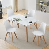 Dining Table White - Side View