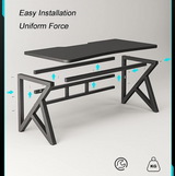 Gaming Desk Gaming Table Computer Desk - Top-Down View