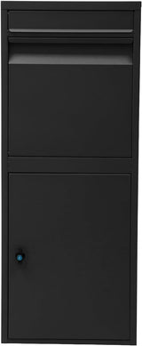 Big Outdoor Mailbox Parcelbox Pillar Letterbox 410x380x1200mm - Top-Down View