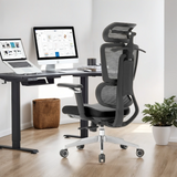 High back ergonomic mesh office chair - Front View