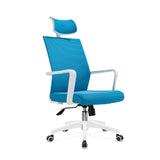 High back executive PU office chair - Green - Rear View