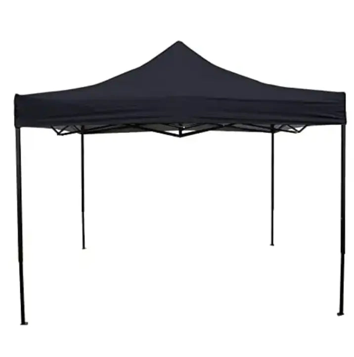 Portable Water-Resistant Gazebo 3x3 M - Black / With Sidewalls