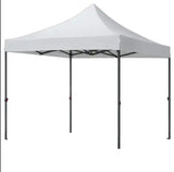 Portable Water-Resistant Gazebo 3x3M - Black / 3x3M/9M - Top-Down View