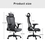 New choice high back ergonomic mesh office chair - Top-Down View